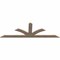 Ekena Millwork Richland Smooth Timber Gable Bracket, Douglas Fir, 96"W x 32"H x 1 1/2"D x 5 1/2"F, 8/12 Pitch GBW096X32X0206RIC00SDF - alternate 2